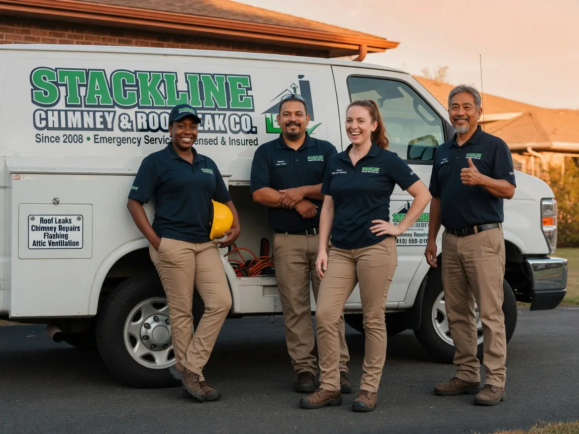 Chimney flashing repair company in Atoka, OK